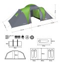 Namiot kempingowy NILS CAMP Highland IV NC6431 4 osobowy zielono-szary