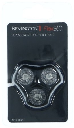 Remington SPR-XR141, Shaving head, 1 head(s), Black, Stainless steel, Metal, Plastic