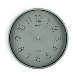 Zegar Ścienny Versa Kolor Zielony Plastikowy Kwarc 4 x 30 x 30 cm