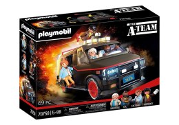 Playmobil Furgonetka Drużyny A, Samochód i miasto, Drużyna A, 5 lat, Czarny, Wielobarwny