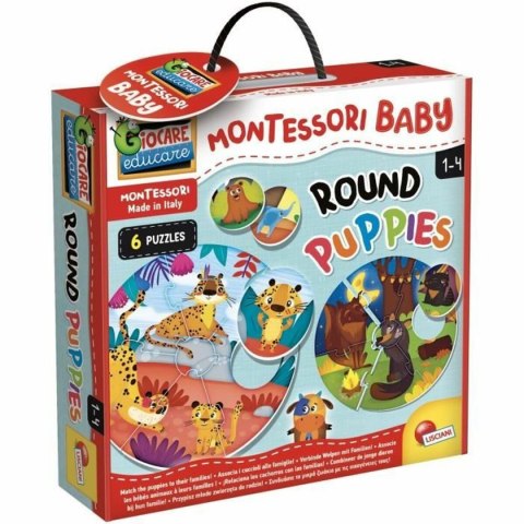 Zabawa Edukacyjna Lisciani Giochi Montessori Baby Round Puppies (FR)