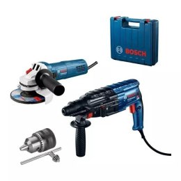 BOSCH MŁOTOWIERTARKA Z OPCJĄ KUCIA GBH 240 + SZLIFIERKA KĄTOWA GWS 750-125 S