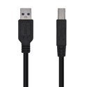 Kabel USB Aisens A105-0444 Czarny 2 m (1 Sztuk)