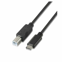 Kabel USB-C na USB B Aisens A107-0053 1 m Czarny