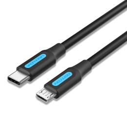 Kabel USB Vention COVBF 1 m Czarny (1 Sztuk)