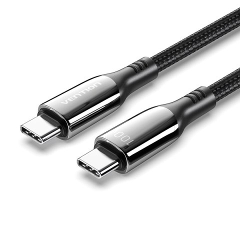 Kabel USB Vention CTKBAV 1,2 m Czarny (1 Sztuk)