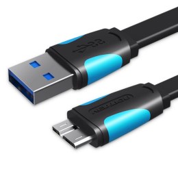 Kabel USB Vention VAS-A12-B050 50 cm Czarny (1 Sztuk)
