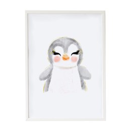 Obraz Crochetts Wielokolorowy 33 x 43 x 2 cm Pingwin