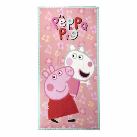 Ręcznik plażowy Peppa Pig Różowy 70 x 140 cm Mikrofibra