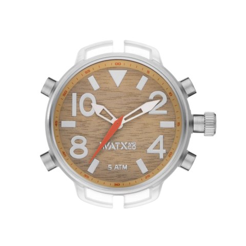 Zegarek Unisex Watx & Colors RWA3709 Brązowy (Ø 49 mm)