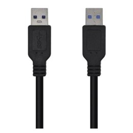 Kabel USB Aisens A105-0446 Czarny 1 m (1 Sztuk)