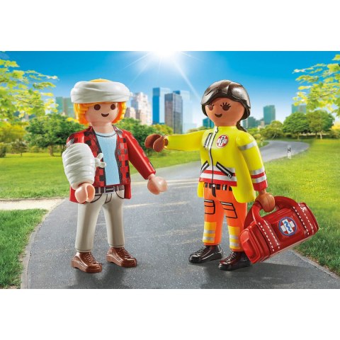 Playset Playmobil 71506 Lekarz 6 Części