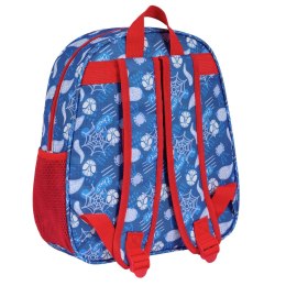 Plecak szkolny 3D Spider-Man Czerwony Granatowy 27 x 33 x 10 cm