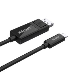 Kabel USB-C do DisplayPort Unitek V1146A Czarny 1,8 m