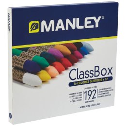 Kolorowe Kredki Woskowe Manley MNC00192 192 Części