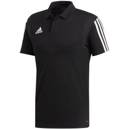 Koszulka męska adidas Tiro 19 Cotton Polo czarna DU0867