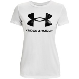 Koszulka damska Under Armour Live Sportstyle Graphic biała SSC 1356305 102