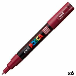Marker/mazak POSCA PC-1M Czerwony Bordeaux (6 Sztuk)