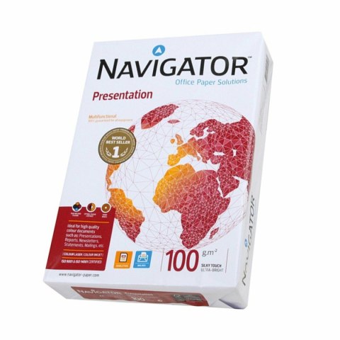 Papier do Drukarki Navigator NAV-100-A4 A4 500 Kartki Biały (1 Sztuk) (500 Sztuk)