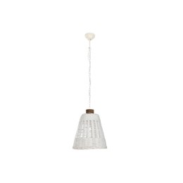 Lampa Sufitowa Home ESPRIT Biały Bambus Drewno mango 50 W 48 x 48 x 57 cm