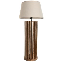 Lampa stołowa Home ESPRIT Brązowy Drewno mango 50 W 220 V 23 x 23 x 72 cm