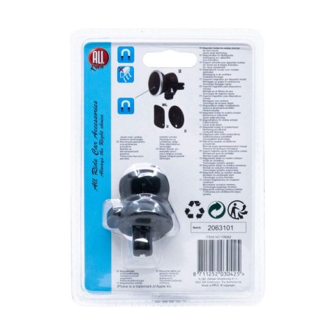 Uchwyt Samochodowy All Ride Uniwersalny Magnetyczny Ø 3,5 x 5 cm