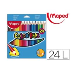 Kredki Maped 183224FC Wielokolorowy 24 Części (24 Części)