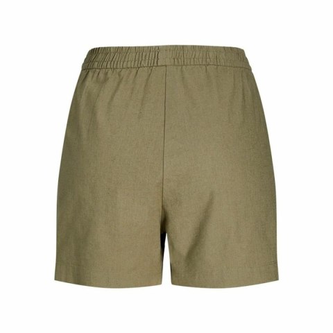 Krótkie Spodenki Sportowe Damskie Jack & Jones Kolor Zielony Płótno - XS