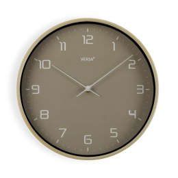 Zegar Ścienny Versa Szary Drewno 30,5 x 4,3 x 30,5 cm Kwarc Poliuretan