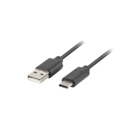 Kabel USB A na USB C Lanberg CA-USBO-20CU-0010-BK 1 m Czarny
