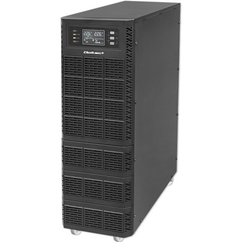 QOLTEC ZASILACZ AWARYJNY UPS 6KVA | 6000W | POWER FACTOR 1.0 | LCD | EPO | USB | ON-LINE