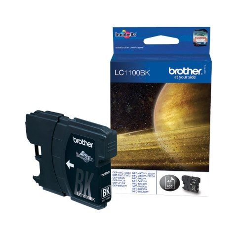 Brother LC-1100BK Black Ink Cartridge nabój z tuszem 1 szt. Oryginalny Czarny