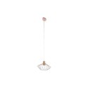 Lampa Sufitowa DKD Home Decor 34 x 34 x 21 cm Srebrzysty Czarny Szary Różowy Metal Biały 50 W 60 W Sosna