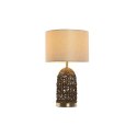 Lampa stołowa Home ESPRIT Brązowy Beżowy Złoty 50 W 220 V 33 x 33 x 56 cm