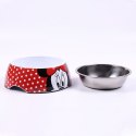 Karmnik dla psów Minnie Mouse Czerwony Melamina 180 ml Czarny Metal