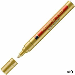 Marker permanentny Edding 750 Złoty 10 Sztuk 2-4 mm (10 Sztuk)