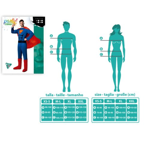 Kostium dla Dorosłych Komiksowy Bohater - XS/S