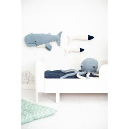 Pluszak Crochetts OCÉANO Niebieski Biały Ośmiornica Wieloryba Ryby 29 x 84 x 14 cm 4 Części