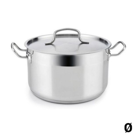 Garnek z Pokrywką Quid Azzero Metal Stal - 22 cm