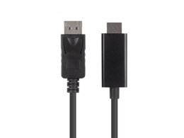Kabel DisplayPort (M) V1.1 -> HDMI (M) 1m czarny