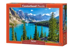 Puzzle 500 elementów Jezioro Moraine Kanada