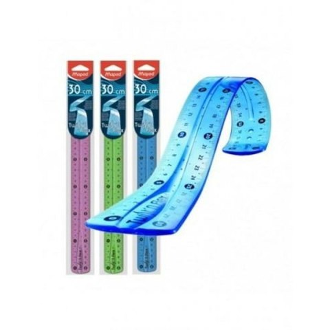 Zestaw linijek Maped Twist'n Flex Wielokolorowy 30 cm (20 Sztuk)