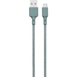 Kabel USB BigBen Connected JGCBLCOTMIC2MNG Kolor Zielony 2 m (1 Sztuk)
