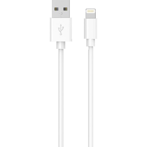 Kabel USB BigBen Connected WCBLMFI2MW Biały 2 m (1 Sztuk)