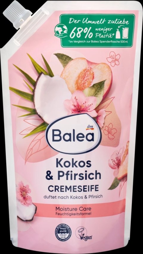 Balea Pfirsich & Kokos Mydło w Płynie Worek 500 ml