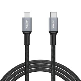 CB-CD6 nylonowy kabel Quick Charge USB C - USB C | 2m | 3A | 60W PD | 20V