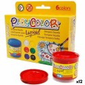 Tempera Playcolor Wielokolorowy 40 ml (12 Sztuk)