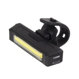 Lampka led rowerowa na przód usb elnath