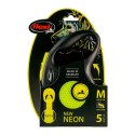 Smycz dla psa Flexi NEW CLASSIC NEON 5 m Rozmiar S