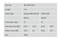 Patch cord światłowodowy FO LC-LC MM 50/125 OM3 duplex LSOH 5m